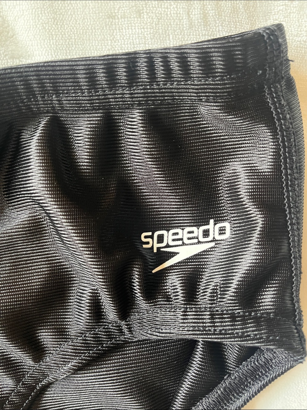 Speedo Men’s Black Swim Briefs with Drawstring - Picture 3 of 6